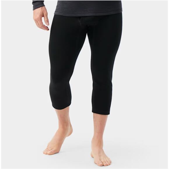Smartwool Men's Black Classic Thermal Merino Base Layer 3/4 Bottom Size S - Picture 1 of 8